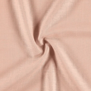 Powder pink linen fabric with soft drape, used for handmade sleep mask